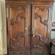 Antique oak wardrobe