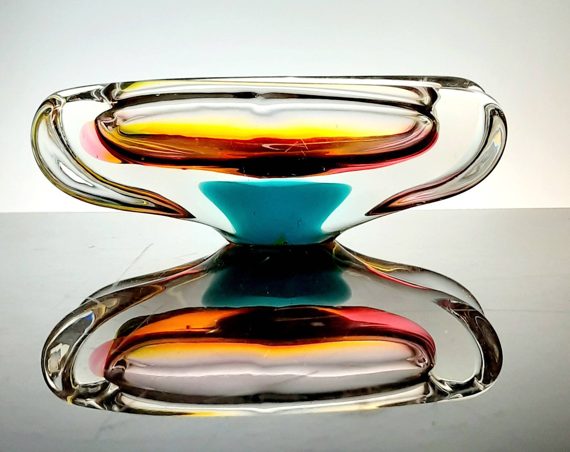 Vintage Cup • Blown Glass • Josef Rozinek • Borske Sklo • 1960