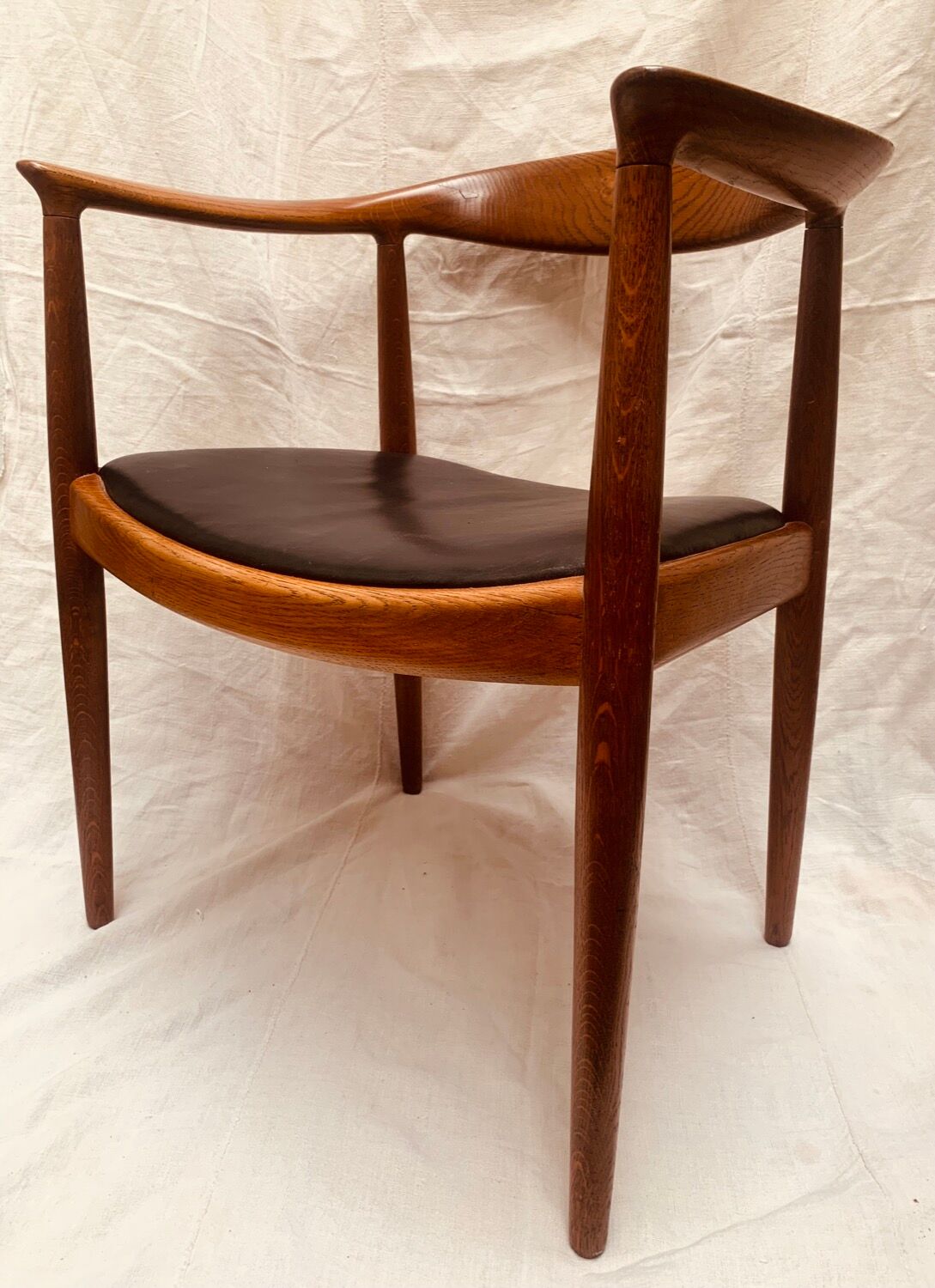 1950s Danish Hans Wegner Oak Model 503 Armchair