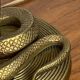 Lampe cobra en bronze 