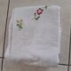White cotton damask table loth