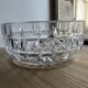 Cut glass and crystal bowl