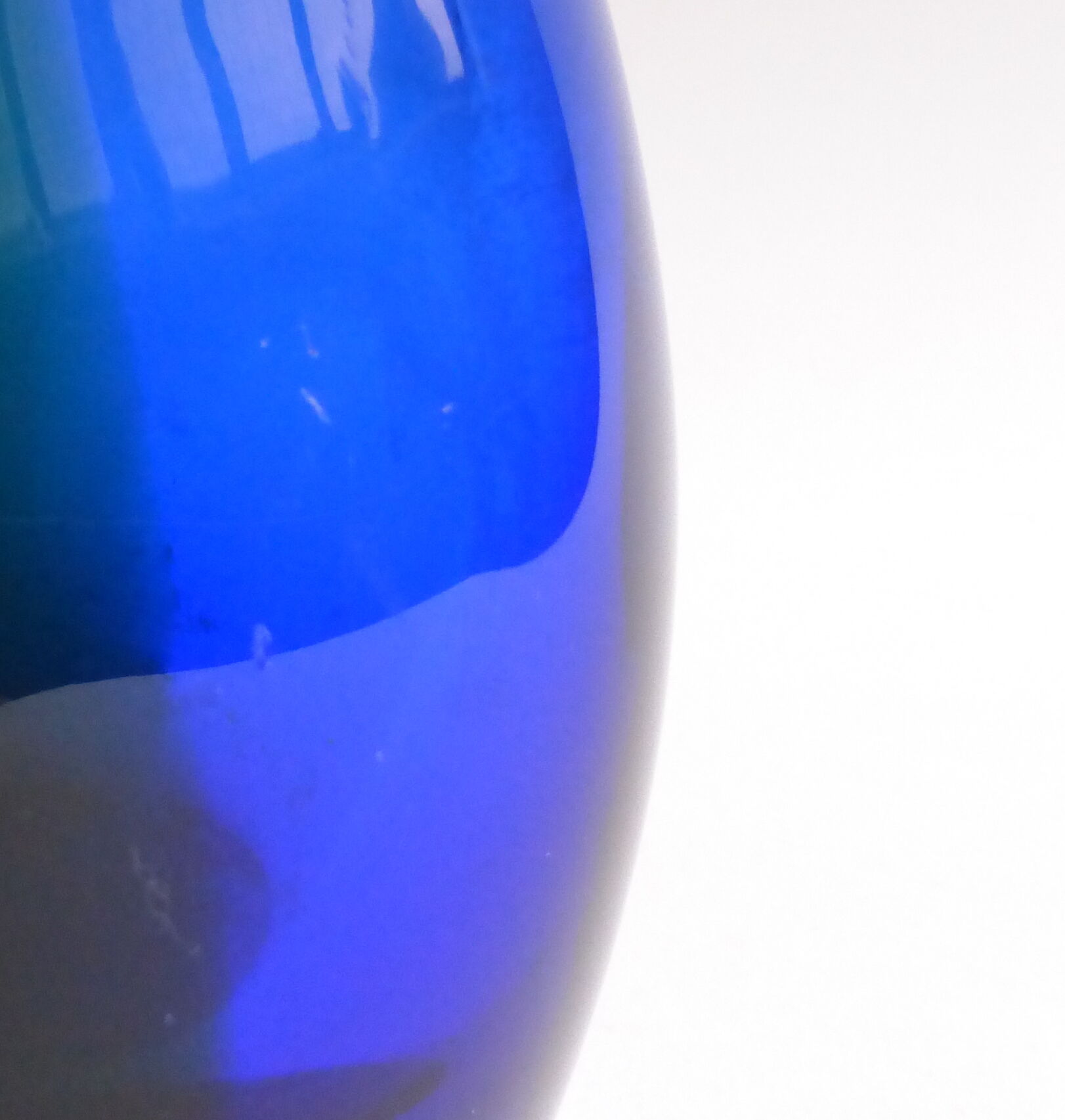 Murano Italy 1960's two-coloured vase