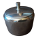 Stainless steel sugar bowl