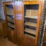 Art Deco mahogany library from the 1930s.