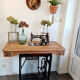 Restored old sewing machine