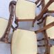Suite de six chaises de style Louis Philippe en merisier XIX siècle