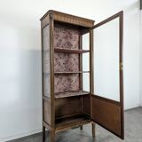 Rosewood display cabinet in Transitional style