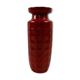 Vintage Germany red vase