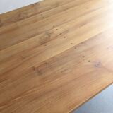 Cherry wood farmhouse table