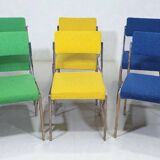 6 Strafor chairs from 1970