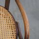 Original vintage Thonet bistro design chair with armrests