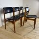 Set of 4 chairs, model no. 49, in rosewood – Erik Buch, Denmark, 1960s