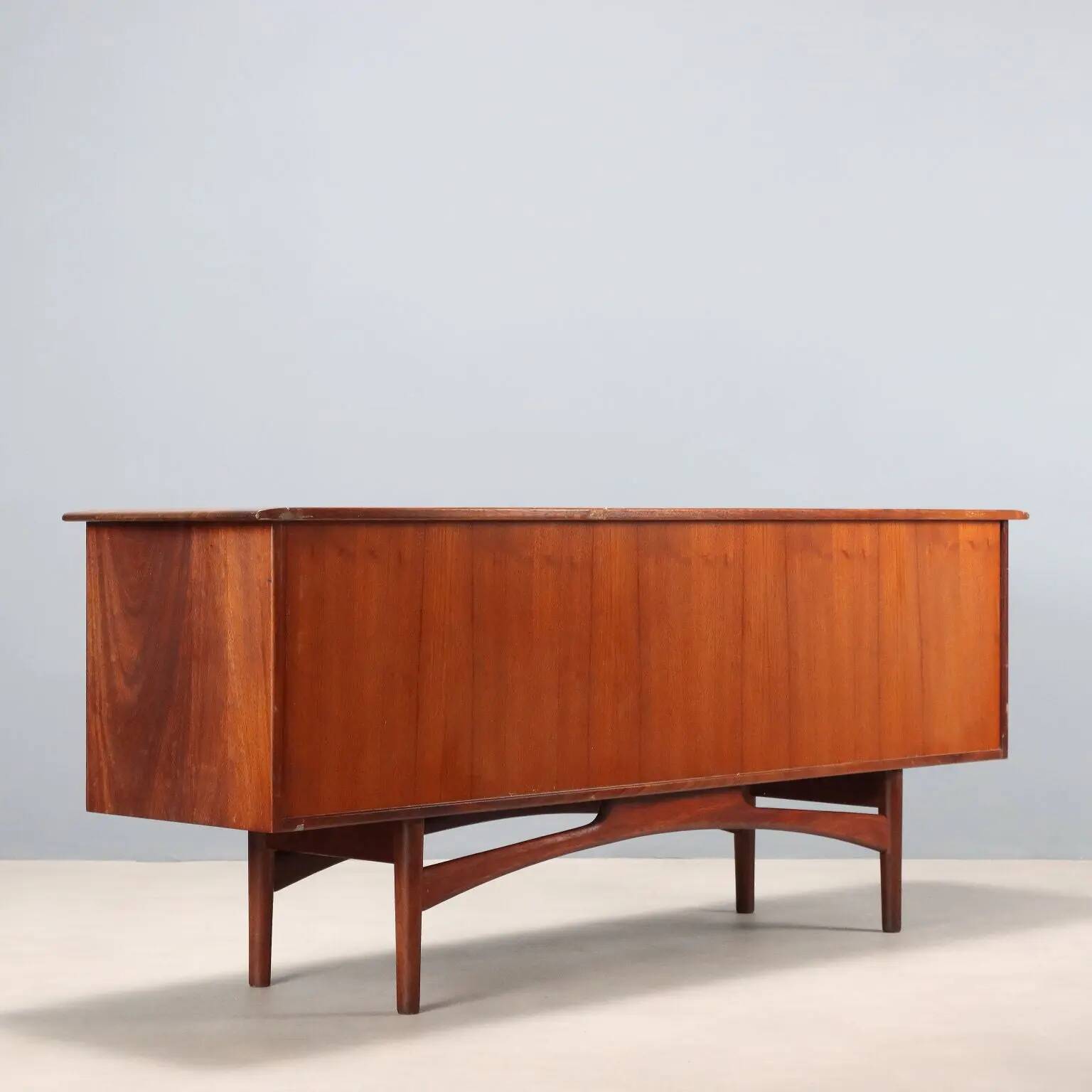 Vintage teak enfilade, Italian design, 1960s.
