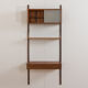 Preben Sorensen Danish mid century rosewood  wall unit with floating desk, PS system,  Randers, 1960