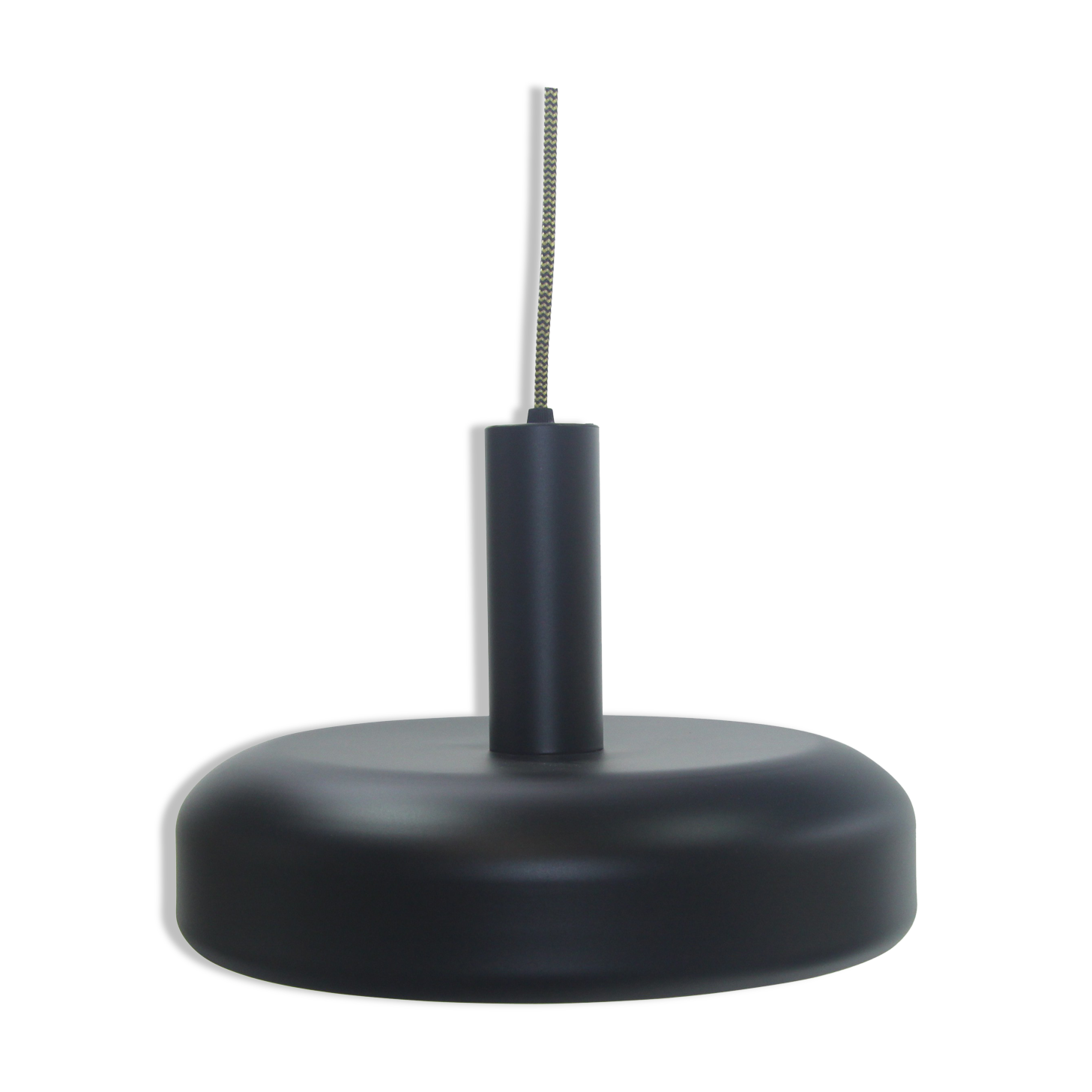 Black hanging lamp, 70's