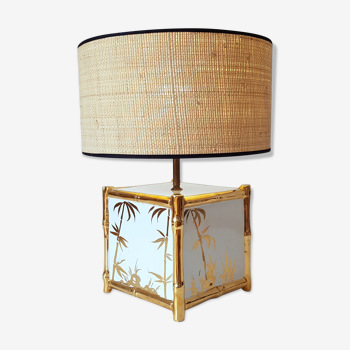 Lampe bambou en céramique