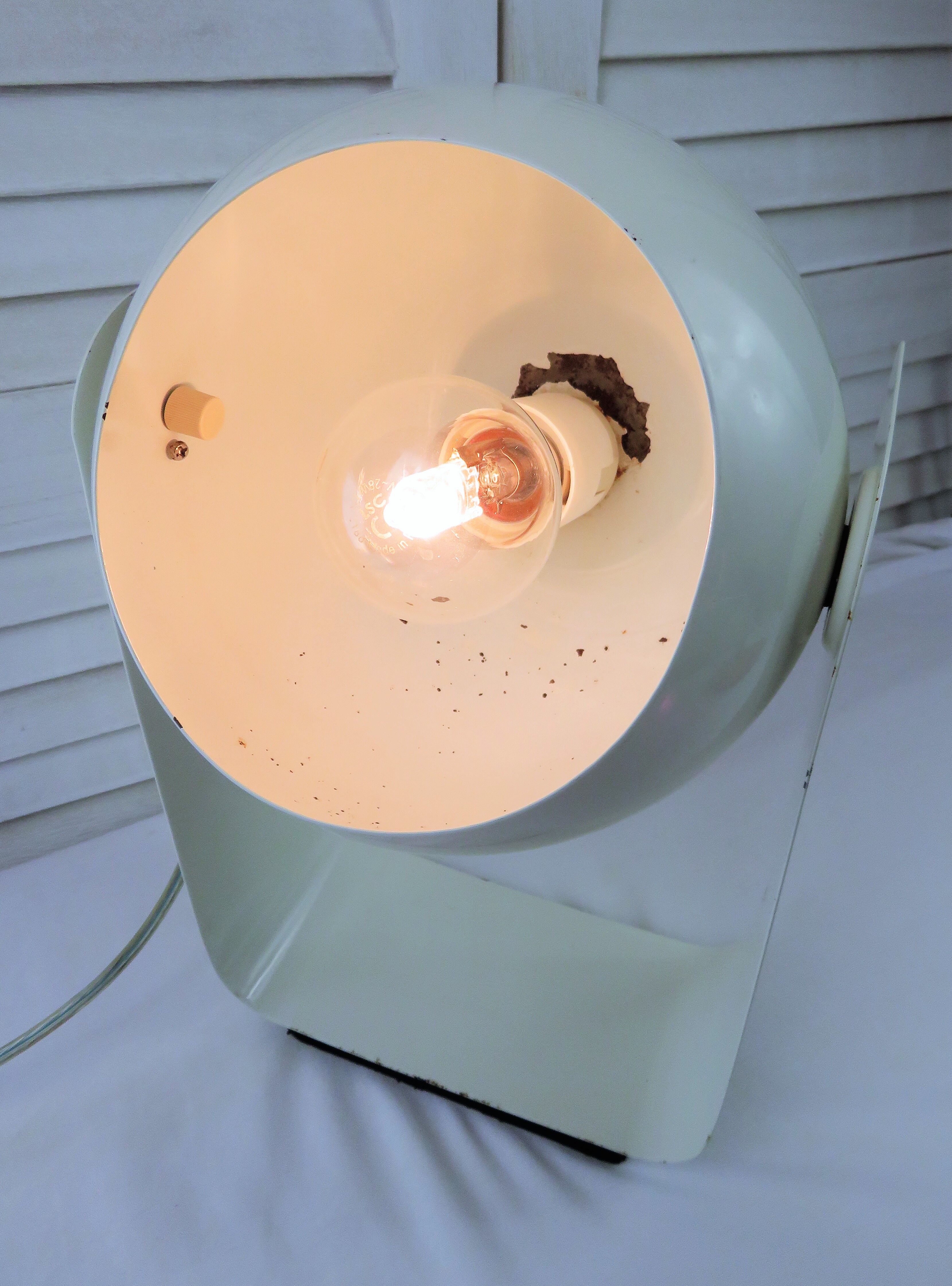 Eyeball desk lamp brand massive vintage