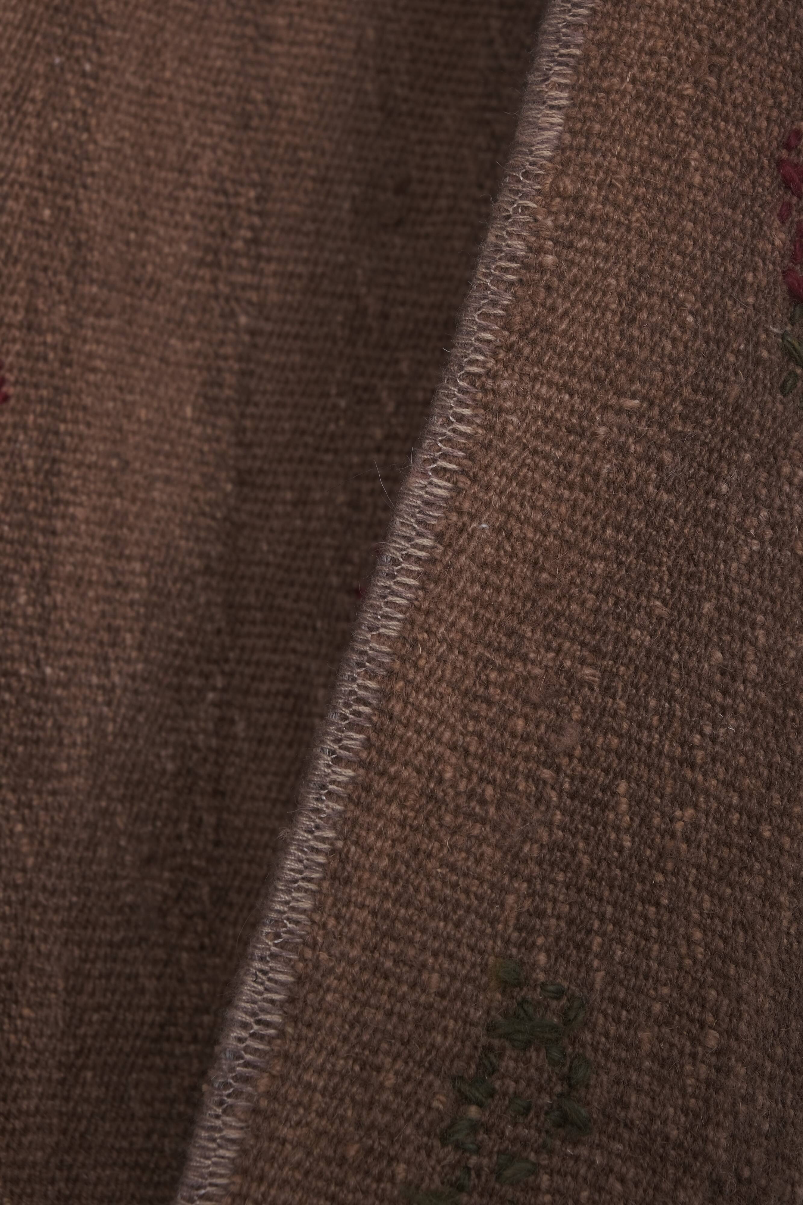 Vintage Turkish rug from Oushak, hand-woven 65x500 cm