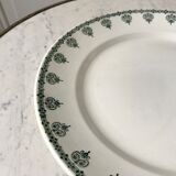 round dish Terre de Fer Saint-Amand late nineteenth century