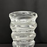 Lalique vase “Mortefontaine” in crystal, signed Lalique France – large