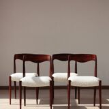 Set of 4 Scandinavian rosewood chairs – Otto Møller style | Vintage