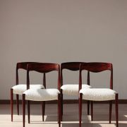 Set of 4 Scandinavian rosewood chairs – Otto Møller style | Vintage