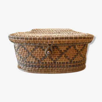 Old wicker basket