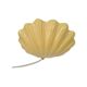 Vintage lamp shell yellow ceramic 70s