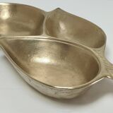 large tree leaf pocket emptier solid brass
