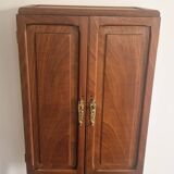 1950s handcrafted cabinet - Solid mahogany wood - Unique piece