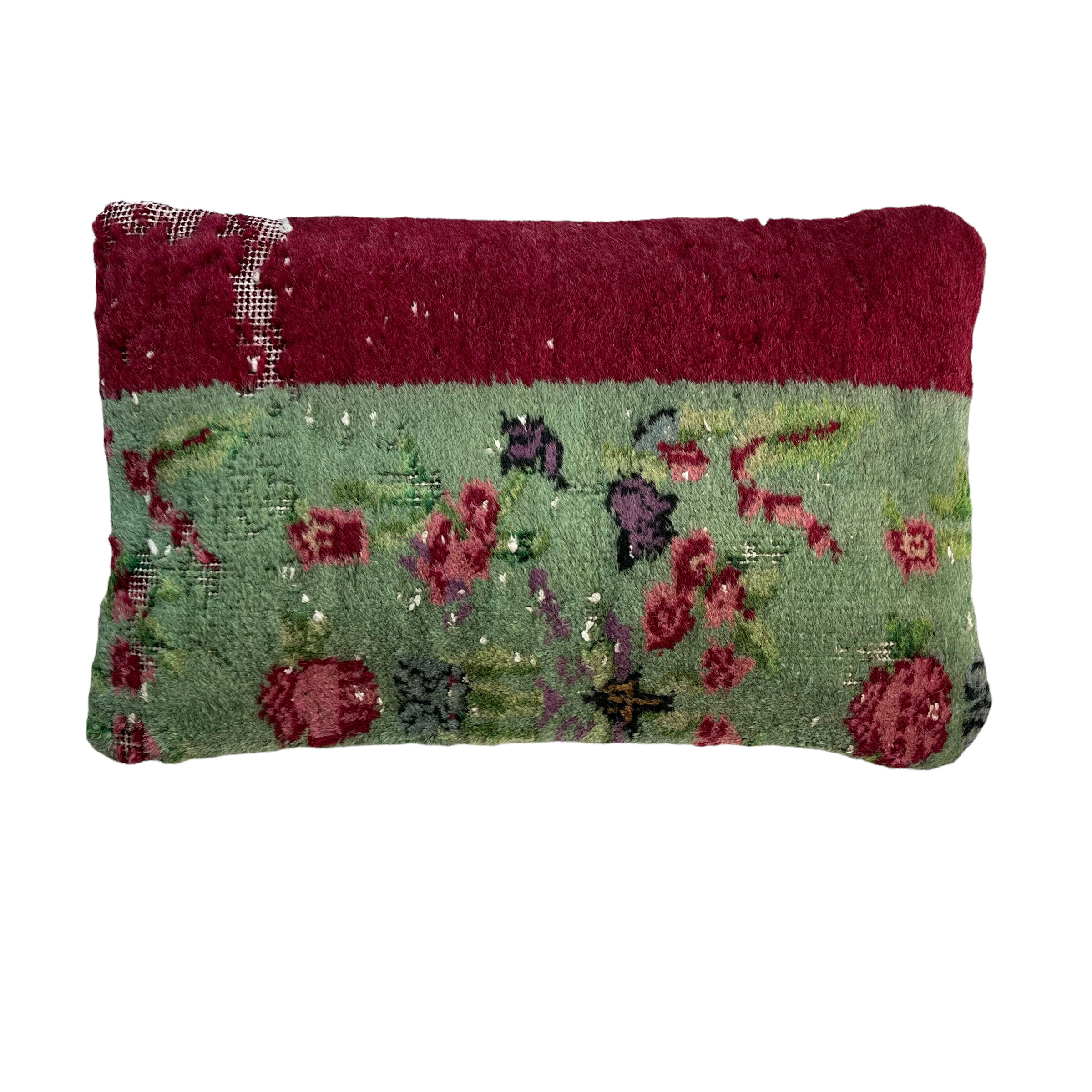 Vintage Turkish Rug Cushion Cover, 30 x 50 cm