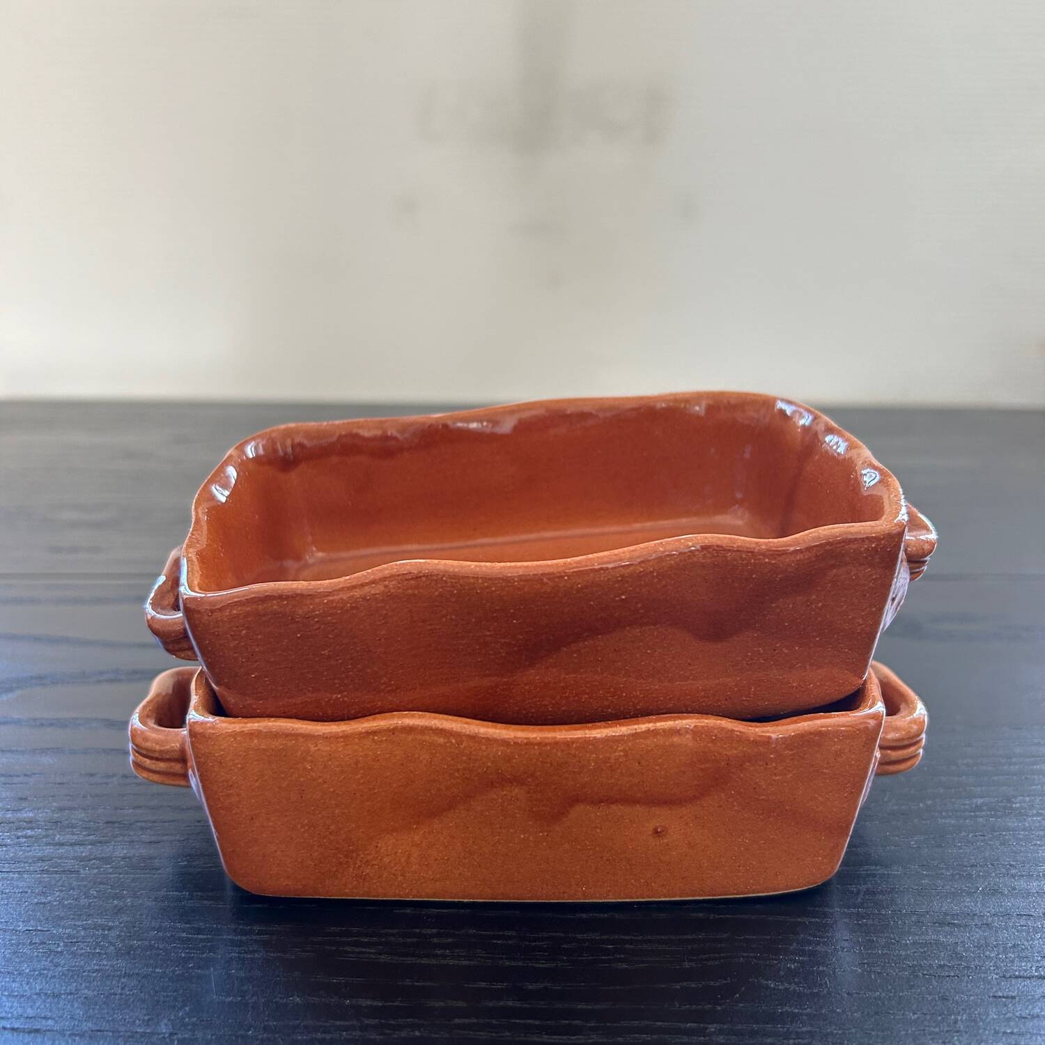 Pair of gratin dishes