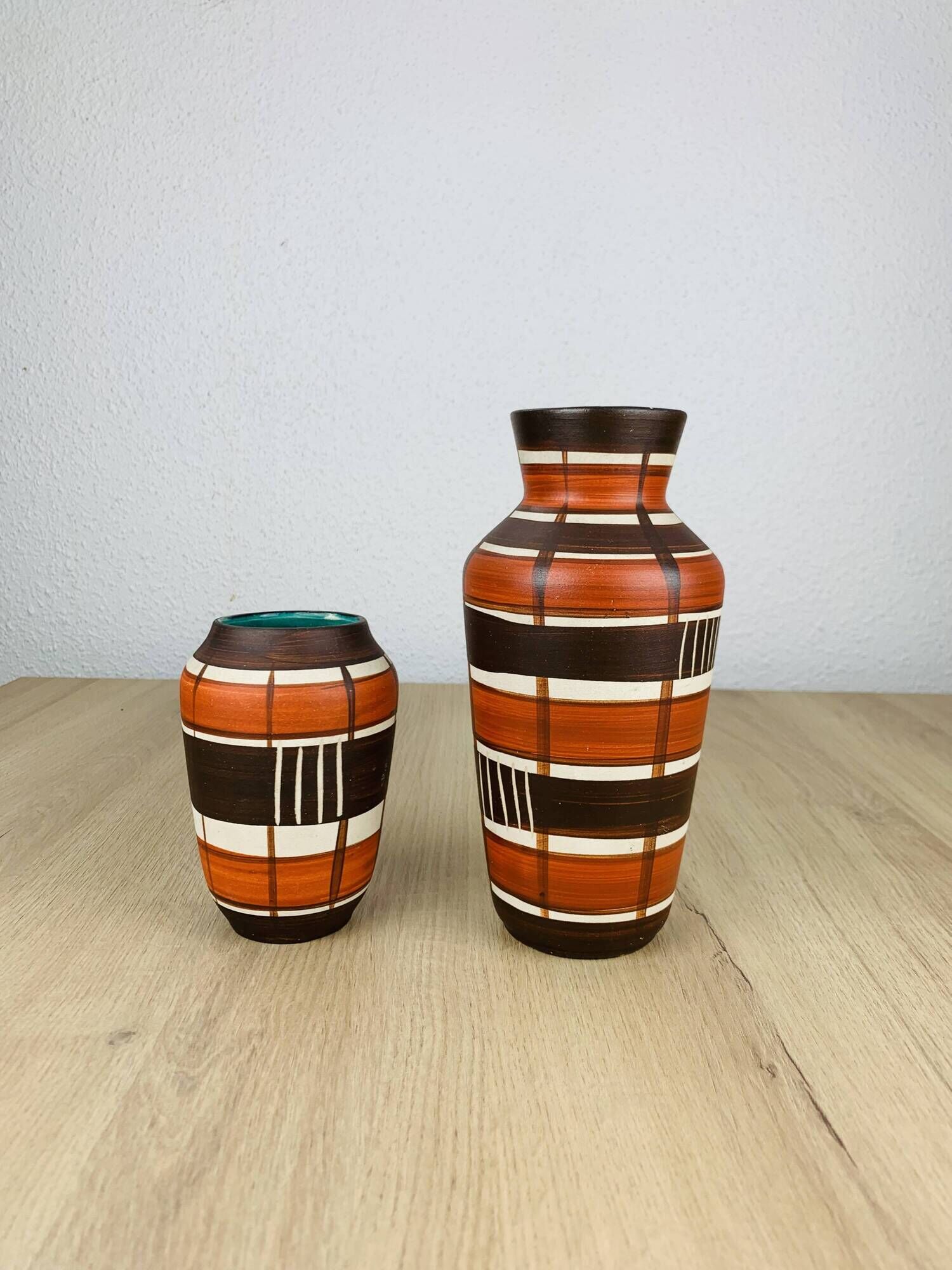 Pair of vintage West Germany vases, ceramic