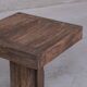 Paire de tables d'appoint en bois Wabi-Sabi, Belgique 1950
