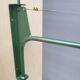 Metal green conical wall lamp
