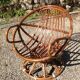 Large rattan armchair Ernest