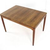 Extendable rectangular dining table in rosewood 'Emmedingen'
