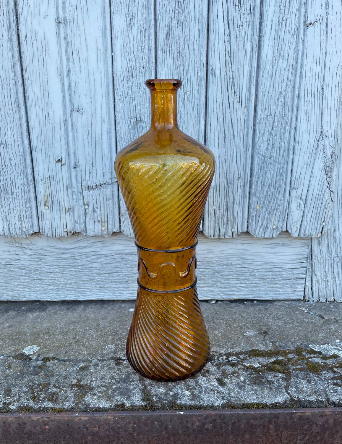 Bouteille empoli couleur ambre
