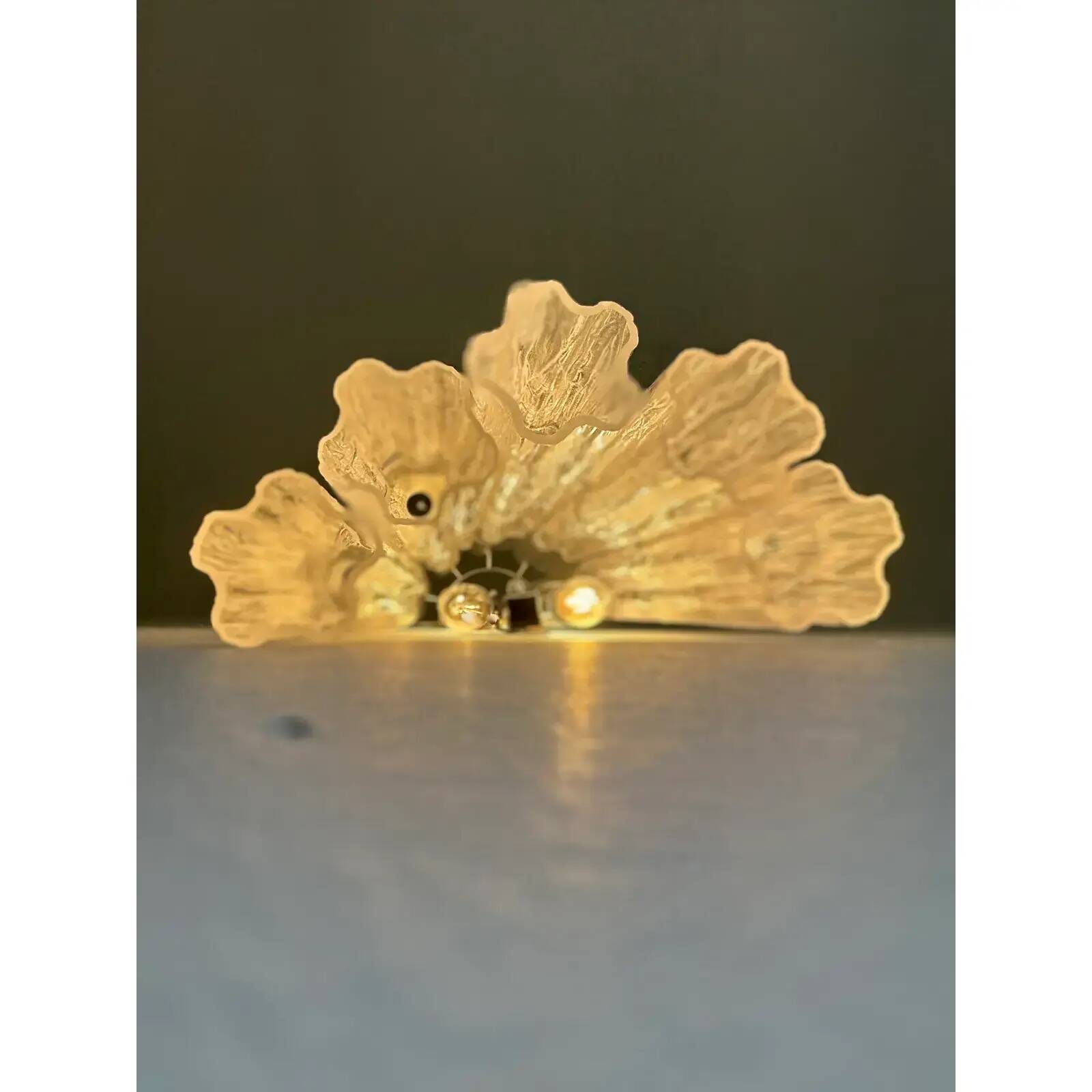 Pair of Contemporary Transparent “Tronchi” Wall Sconces