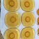 Set of 6 Duralex cups and 6 Vereco saucers