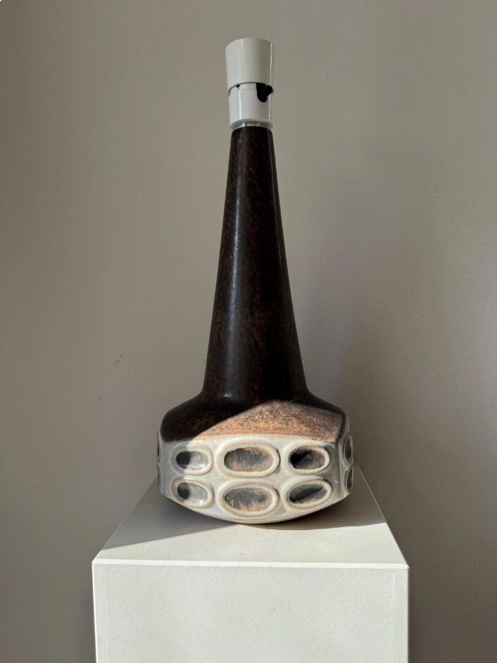 Handmade table lamp by Marianne Starck for Michael Andersen & Son, Denmark, 1970s