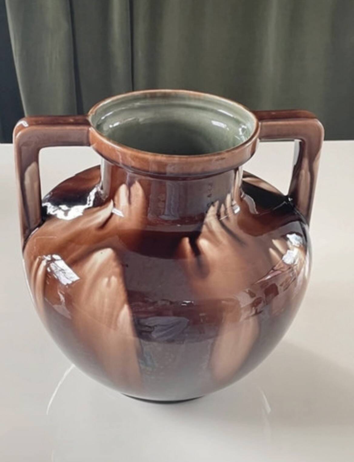 Ball vase circa 1900. Fives Lille. A. G. de Bruyn