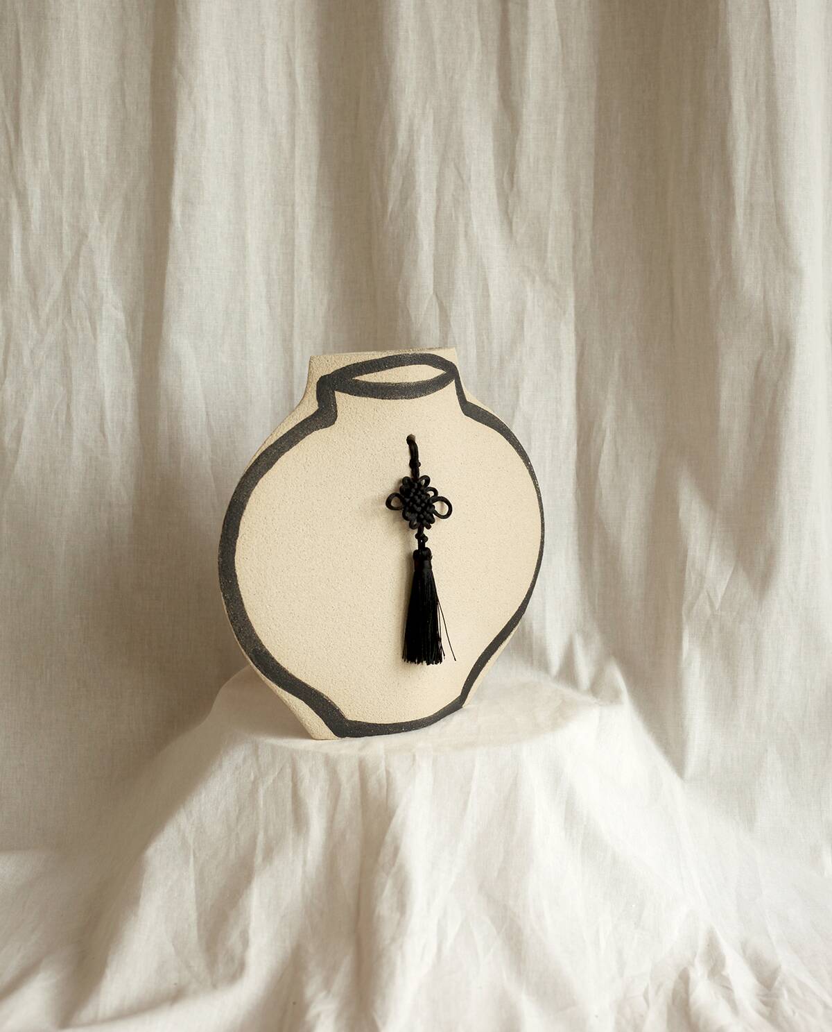 Ceramic Vase 'Braided Moon'