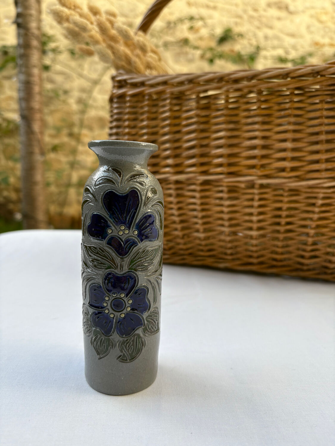 Alsace stoneware soliflore