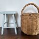Tabouret pin vert céladon