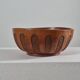 Antique hand carved signed folk art bowl 1930
