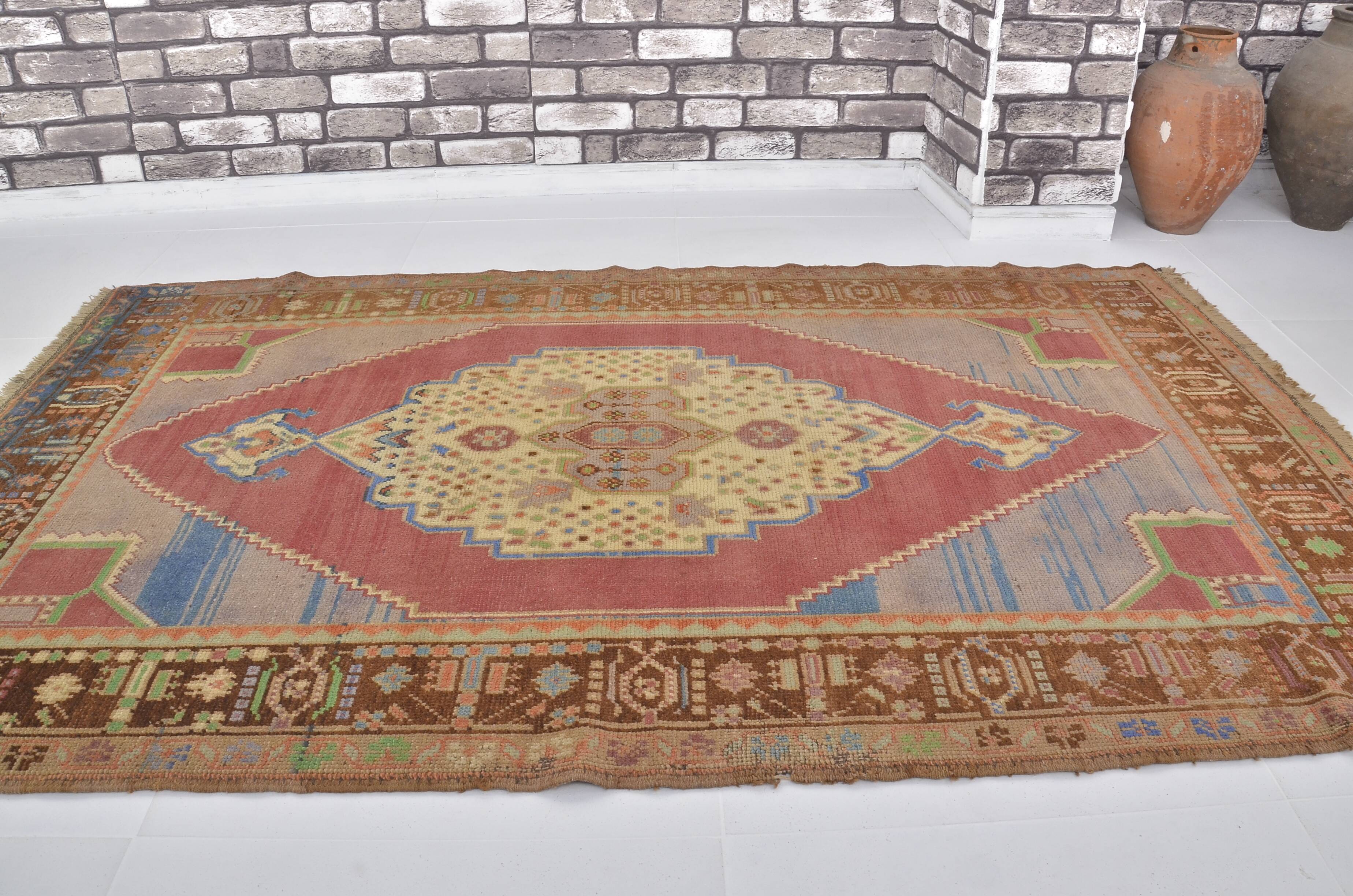 Oushak Vintage Wool Carpet sku h11