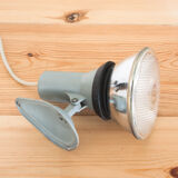Set of three industrial wall lamps. Spain, 1960s