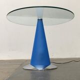 Birillo postmodern side table and floor lamp by Parisotto for Fontana Arte, 1980s
